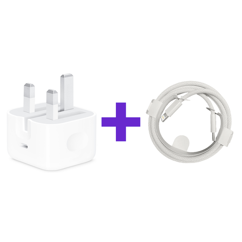 20-W-USB-C-Netzteil-Kit + USB-C-auf-Lightning-Kabel 1 m weiß