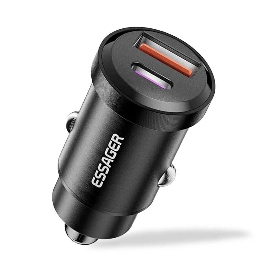 Essager 30W Typ-C- und USB-Autoladegerät