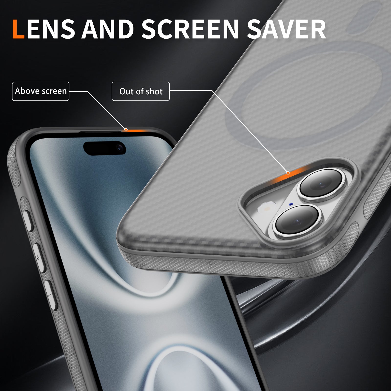 Fulcrum-Carbon Fiber-Magsafe Case iPhone 16