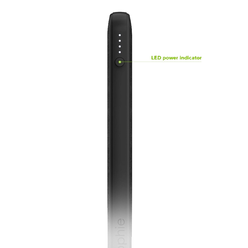 Mophie Powerstation Mini 5000 mAh schwarzer tragbarer Akku