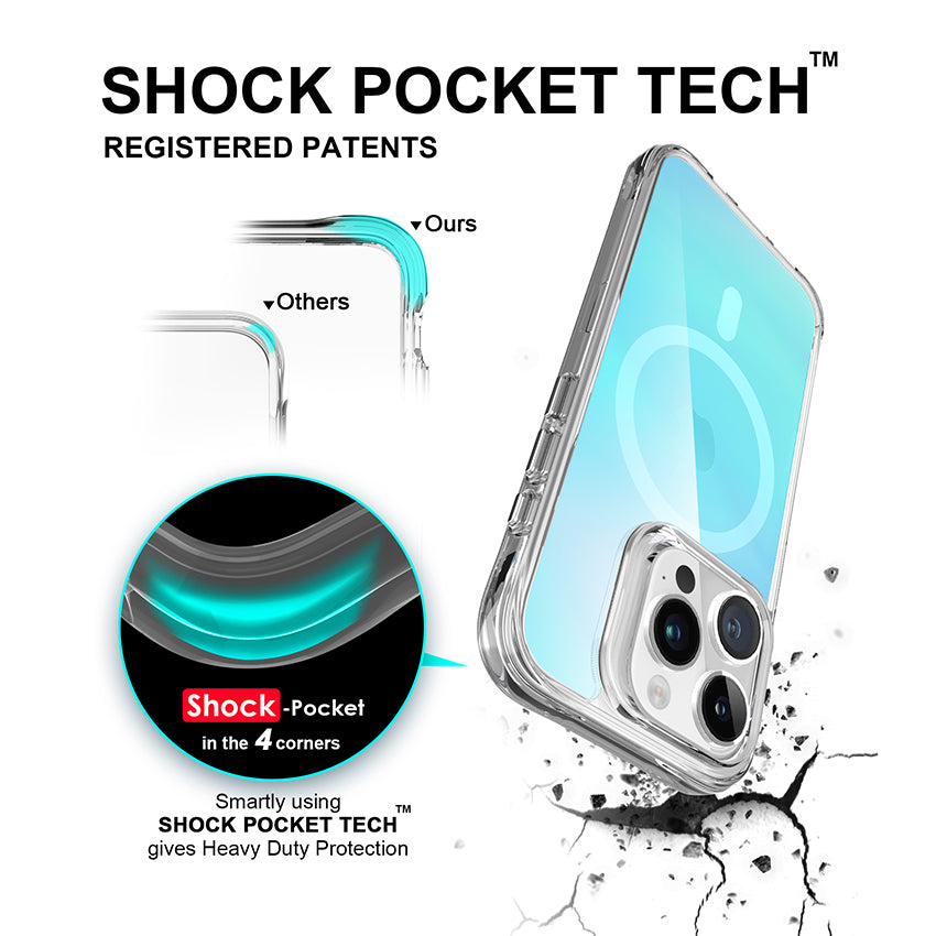 Pure Rainbow Magsafe Case iPhone 15 Pro Max