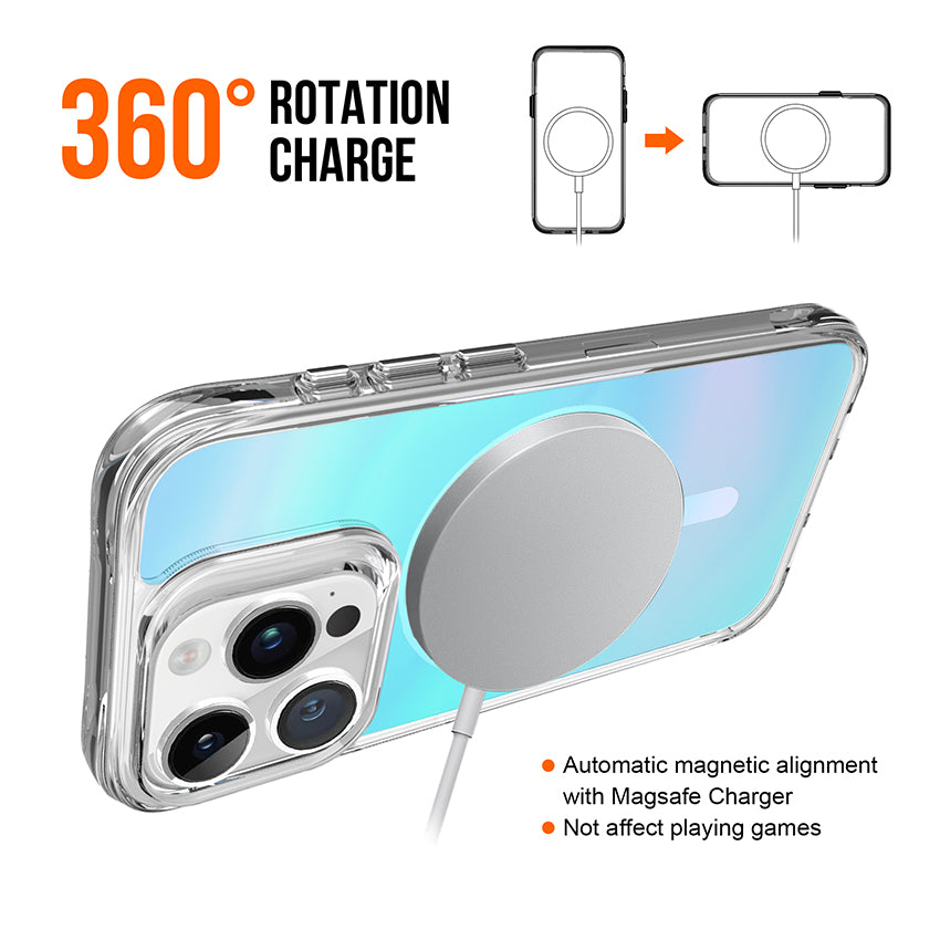 Pure Rainbow Magsafe Case iPhone 15 pro