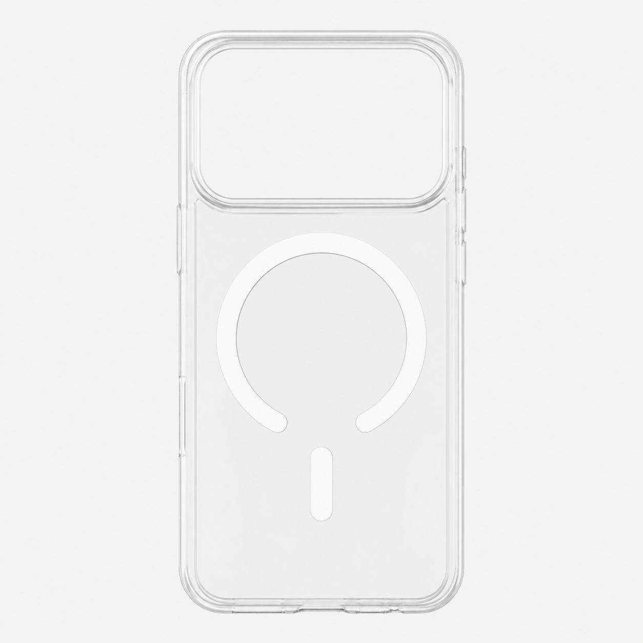 Clear MagSafe case colored ring