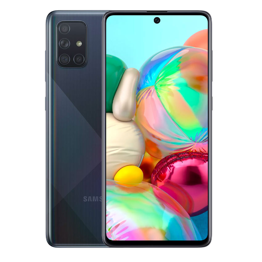 Samsung Galaxy A71 prism crush black