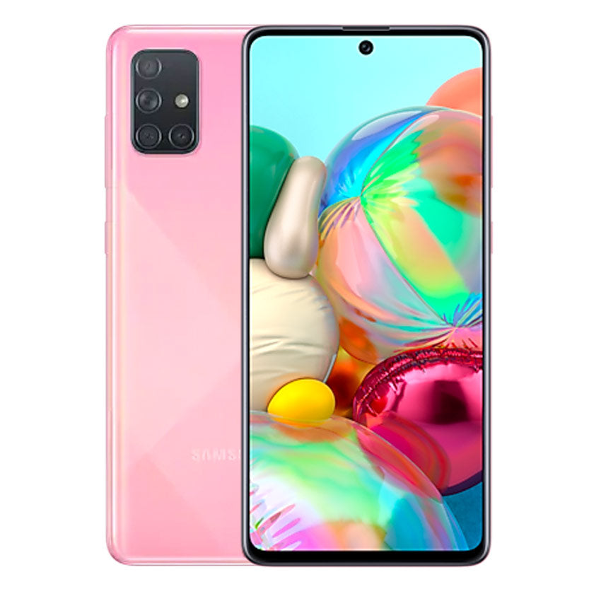 Samsung Galaxy A71 prism crush pink