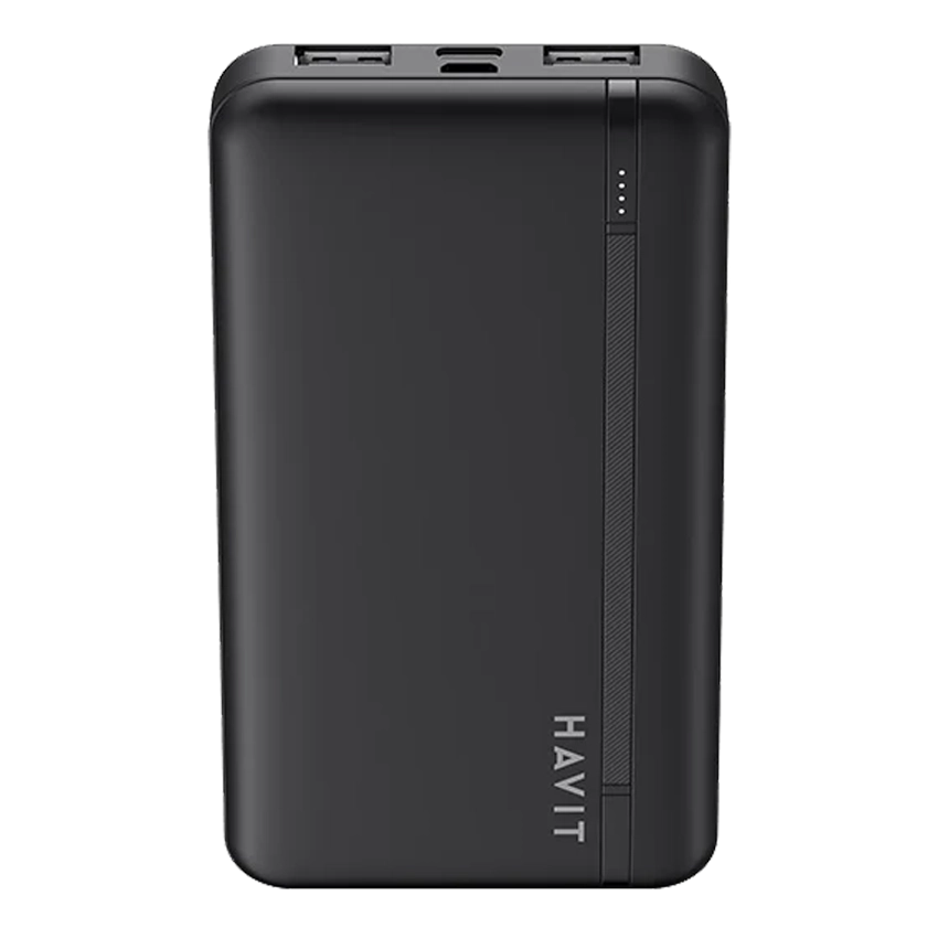 HAVIT Smart Portable Power Bank 20000 mAh Schwarz mit LED-Anzeige PB92