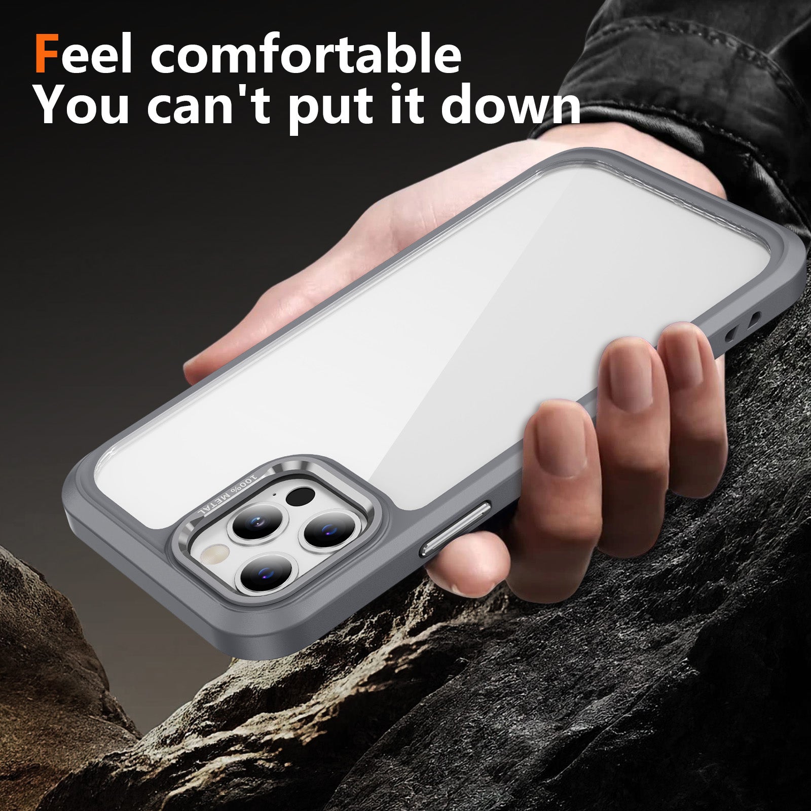 Transparency Goggles Case iPhone 12/ 12 Pro