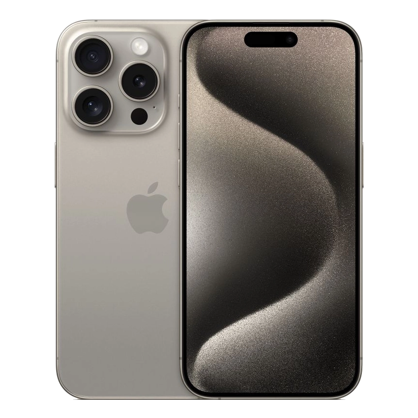 iPhone 15 pro natural titanium