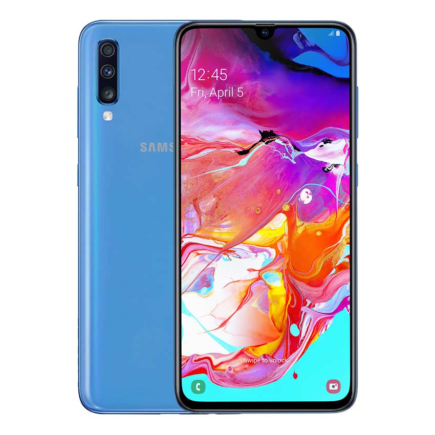 Samsung Galaxy A70 blue