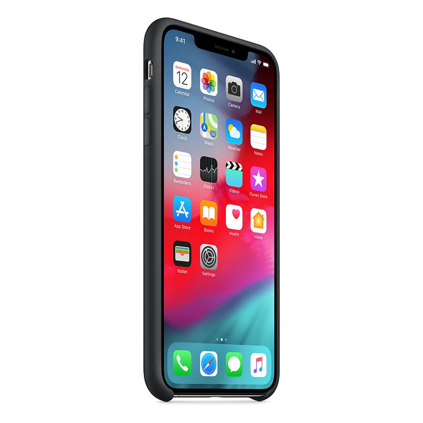 Apple-Silicone-Case-XS-Max-Black- Fonez-Keywords : MacBook - Fonez.ie - laptop- Tablet - Sim free - Unlock - Phones - iphone - android - macbook pro - apple macbook- fonez -samsung - samsung book-sale - best price - deal