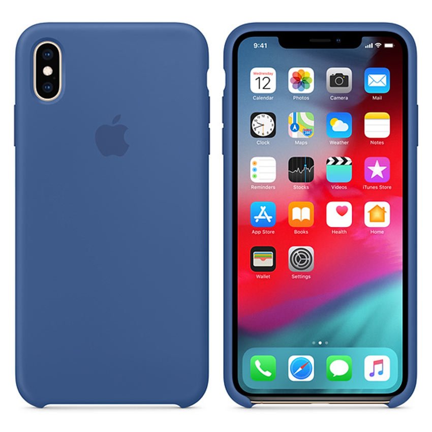 Apple-Silicone-Case-XS-Max-Midnight-Blue-1- Fonez-Keywords : MacBook - Fonez.ie - laptop- Tablet - Sim free - Unlock - Phones - iphone - android - macbook pro - apple macbook- fonez -samsung - samsung book-sale - best price - deal