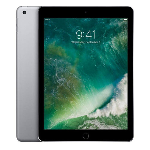 Apple iPad 5th Gen 9.7" A1822 Wi-Fi space grey with black front bezel - Foenz-Keywords : MacBook - Fonez.ie - laptop- Tablet - Sim free - Unlock - Phones - iphone - android - macbook pro - apple macbook- fonez -samsung - samsung book-sale - best price - deal