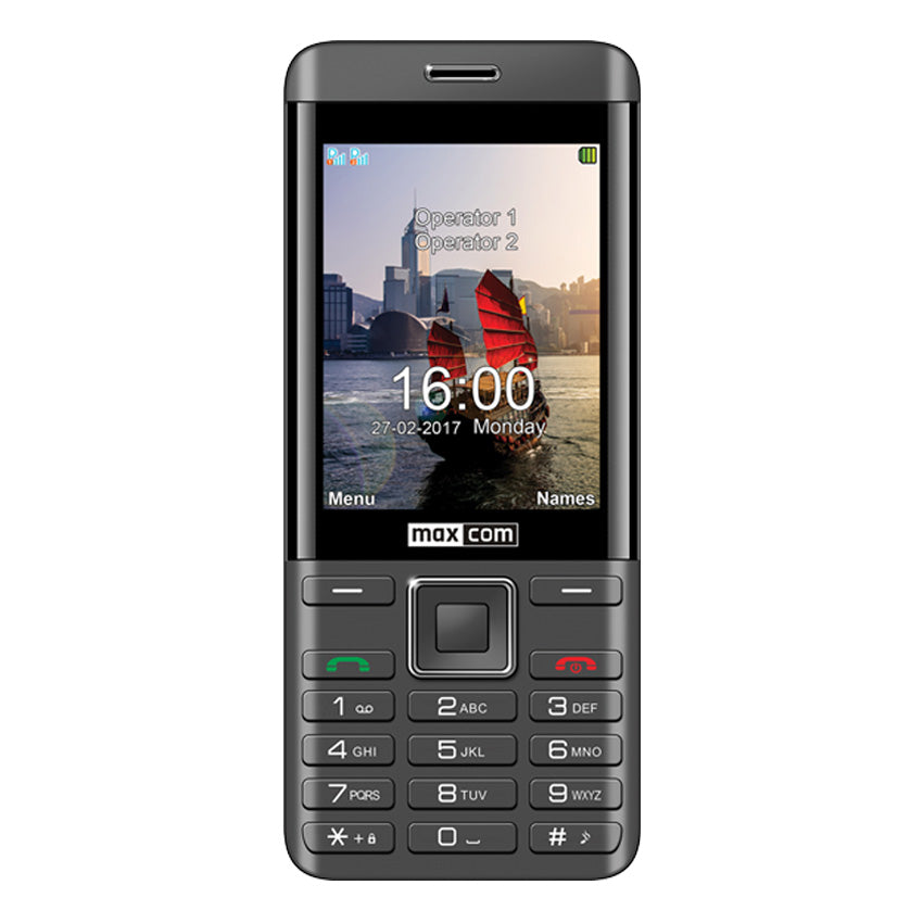 Maxcom MM236 Black front view