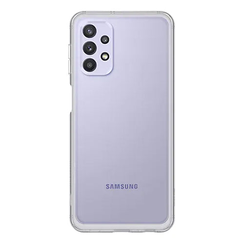 Space Case Clear Samsung A32 5G front view with phone