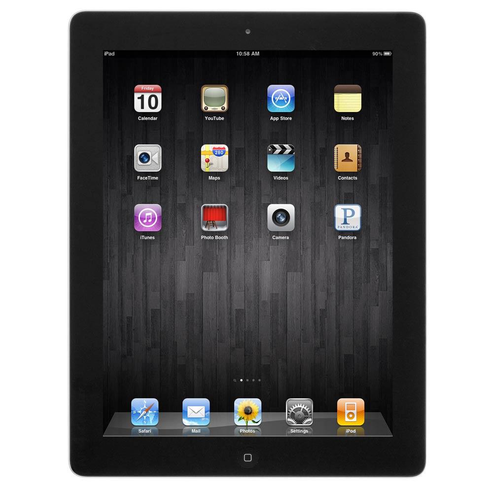 iPad 4 Gen Space Grey Black Front